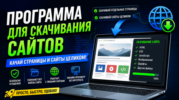 Программа для скачивания сайта целиком